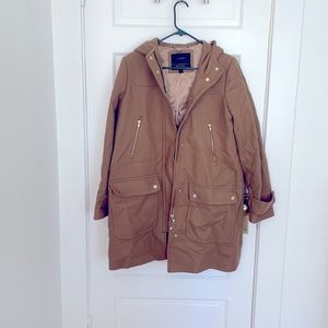 J.Crew wool winter camel coat